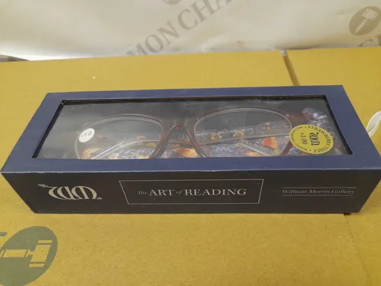 WILLIAM MORRIS ART OF READING GLASSES 