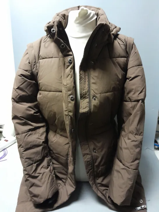 CENTIGRADE PADDED JACKET IN BROWN SIZE XS