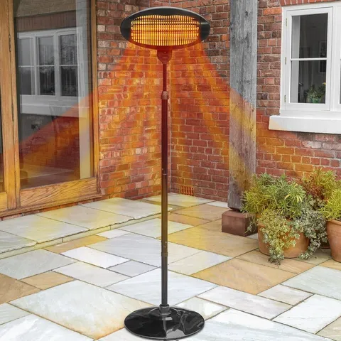 BOXED HARRIER ROUNDED STANDING PATIO HEATER
