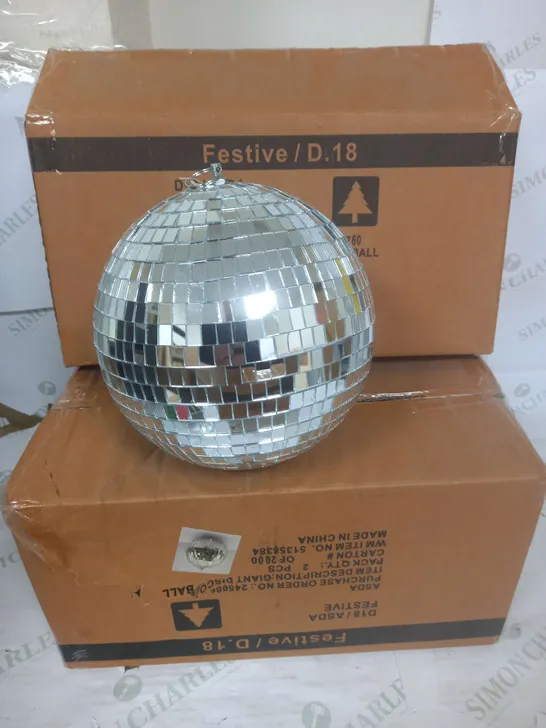 LOT OF 5 BRAND NEW GIANT DISCO BALLS