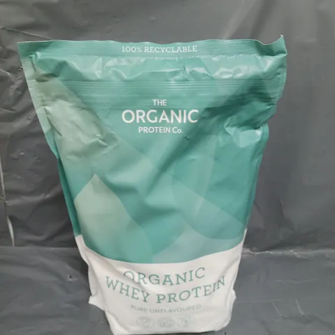 ORGANIC WHEY PROTEIN PURE UNFLAVOURED 1.2KG 