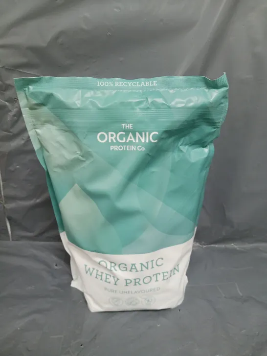 ORGANIC WHEY PROTEIN PURE UNFLAVOURED 1.2KG 