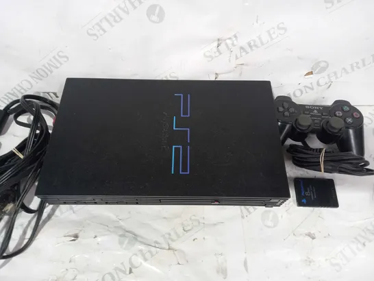 SONY PLAYSTATION 2 GAMES CONSOLE WITH CONTROLLER AND CABLES