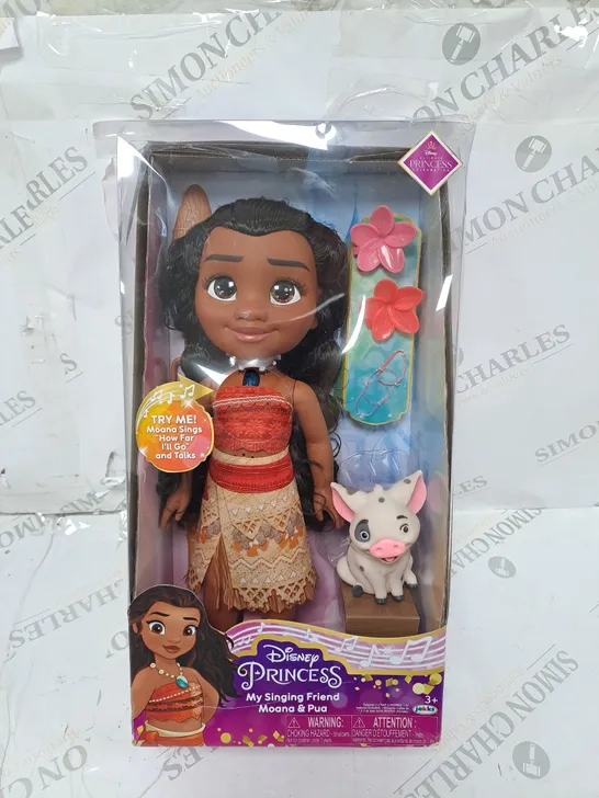 BOXED DISNEY PRINCESS MOANA FEATURE DOLL RRP £24.99