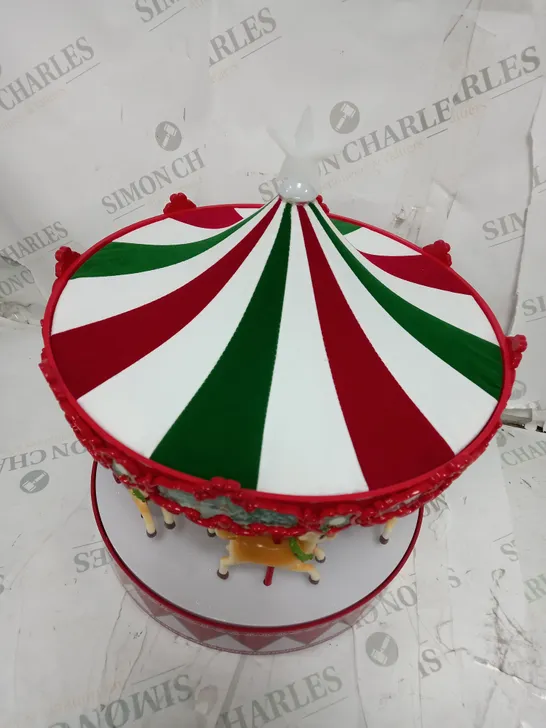 MR CHRISTMAS DELUXE VINTAGE CAROUSEL