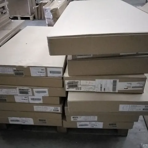 PALLET OF ASSORTED BOXED SIDE STORAGE UNIT PARTS