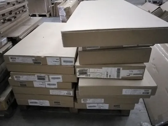PALLET OF ASSORTED BOXED SIDE STORAGE UNIT PARTS
