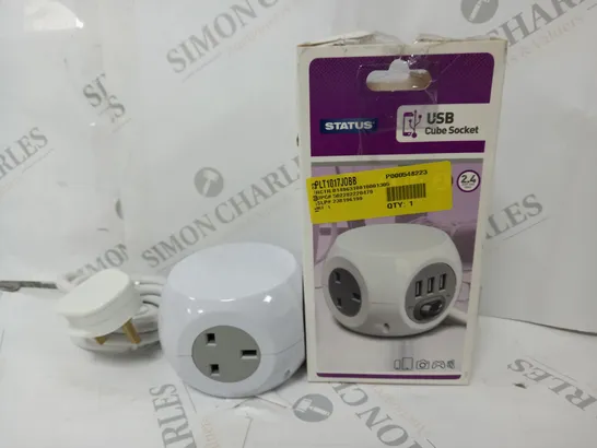 BOXED STATUS USB CUBE SOCKET