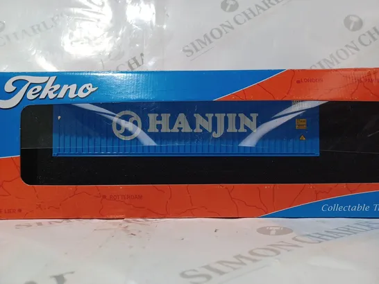 BOXED TEKNKO 1:50 SCALE COLLECTIBLE HANJIN CONTAINER MODEL