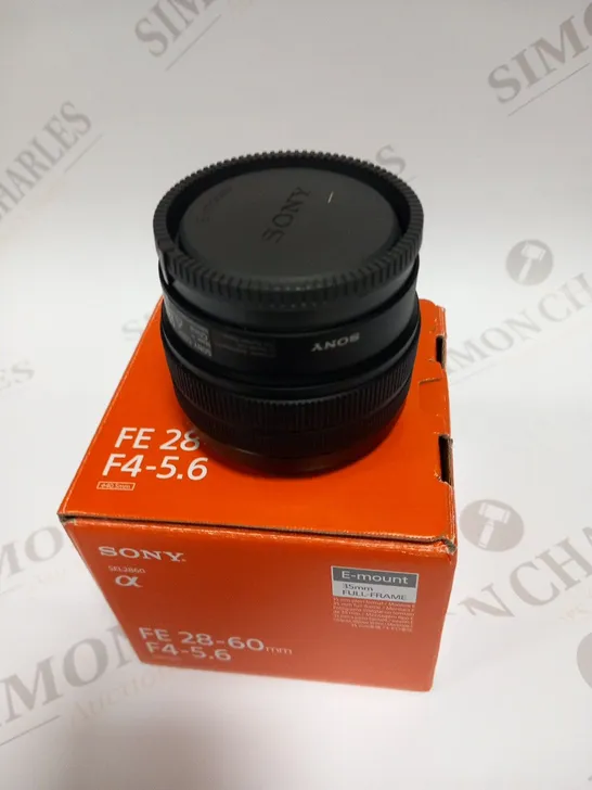 BOXED SONY SEL2860 FE 28-60MM F4-5.6 INTERCHANGEABLE LENS