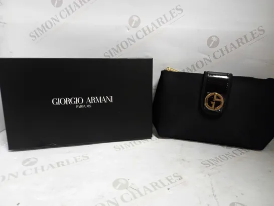 LOT OF APPROXIMATELY 23 GIORGIO ARMANI COSMETIC BAGS