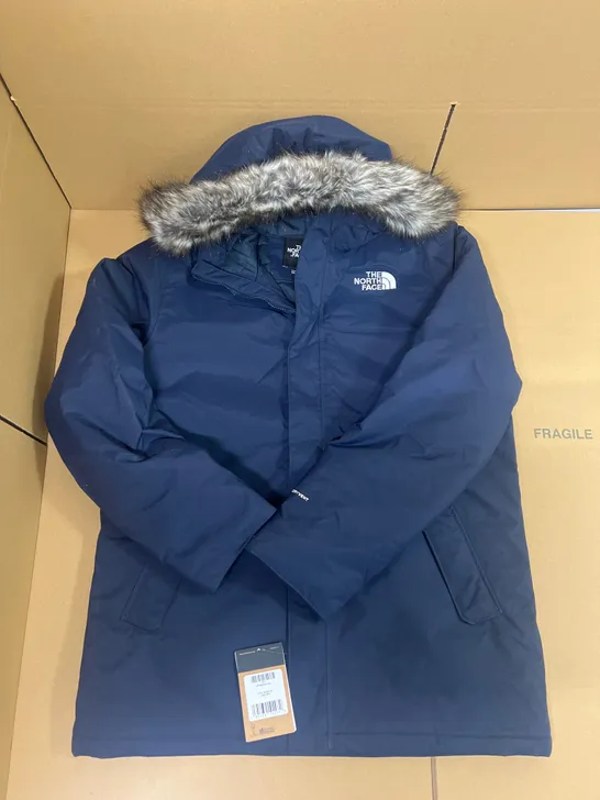 THE NORTH FACE MENS SIZE LARGE ZANECK JACKET IN NAVY 