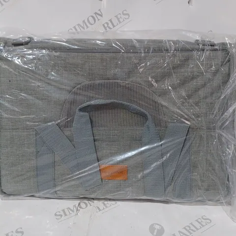 BOXED MORPILOT PET TRAVEL CARRIER BAG FOR SMALL DOGS AND CATS IN GREY