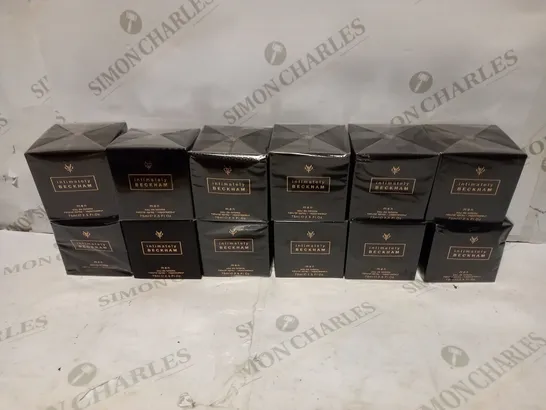 LOT OF APPROXIMATELY 10 DAVID BECKHAM INTIMATELY MEN EAU DE TOILETTE SPRAY (75ml)