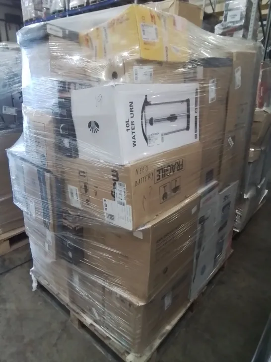 PALLET OF APPROXIMATELY 34 UNPROCESSED RAW RETURN HOUSEHOLD AND ELECTRICAL GOODS TO INCLUDE;