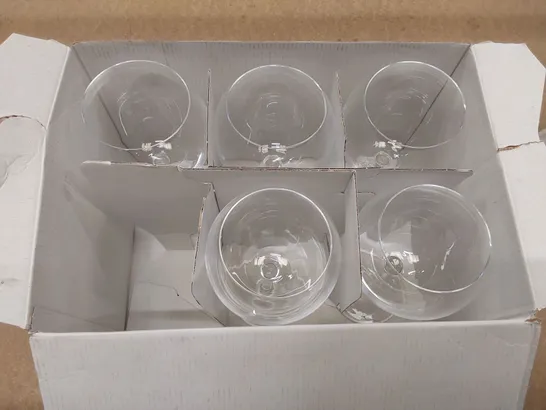 BOXED 5X NUDE RESERVA STEMWARE 575ML WINE GLASSES (1 BOX)