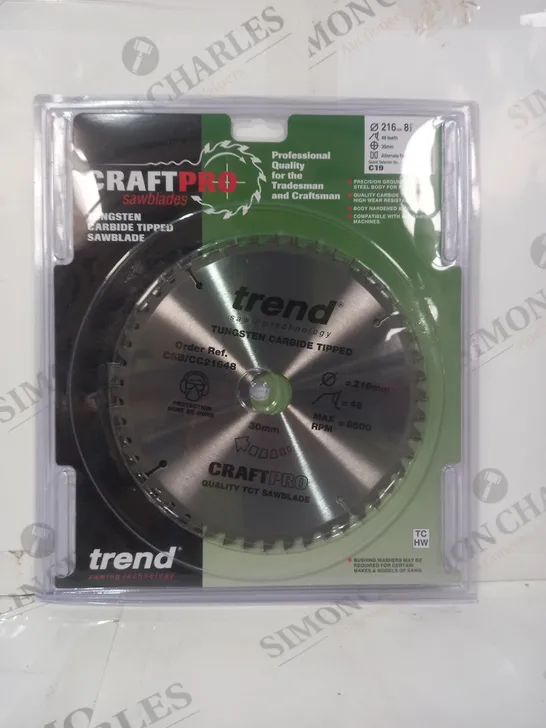 CRAFTPRO C19 TUNGSTEN CARBIDE TIPPED SAWBLADE