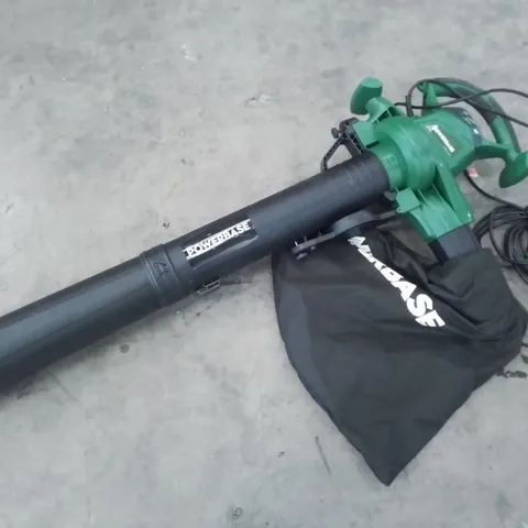 UNBOXED POWERBASE WIRED LEAF BLOWER AND VACUUM 