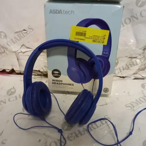 ASDA TECH WIRED HEADPHONES