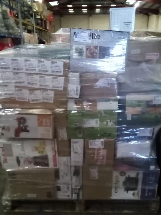 PALLET OF APPROXIMATELY 105 ASSORTED ELECTRICAL ITEMS TO INCLUDE LIGHTING AND KITCHEN APPLIANCES 