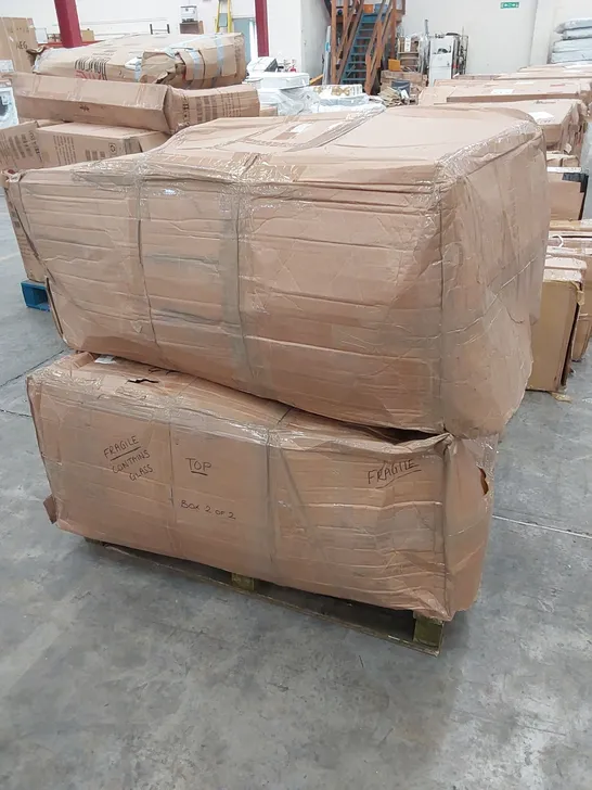 PALLET OF ASSORTED INCOMPLETE GARDEN AND PATIO FURNITURE PARTS 