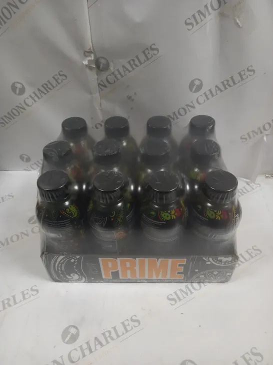 SEALED CASE OF 12 500ML PRIME HYDRATION DRINKS - ORANGE MANGO 