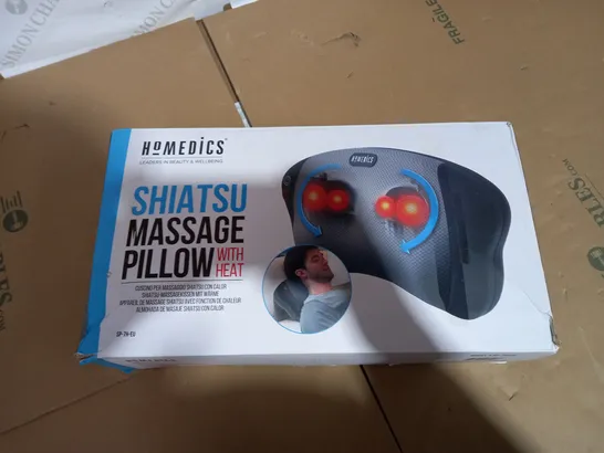 HOMEDICS SHIATSU MASSAGER PILLOW WITH HEAT 