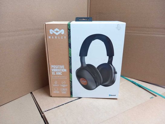 BOXED HOUSE OF MARLEY POSITIVE VIBRATION XL ANC BLUETOOTH HEADPHONES