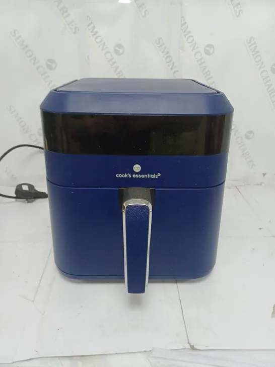 COOK'S ESSENTIALS AIR FRYER BLUE