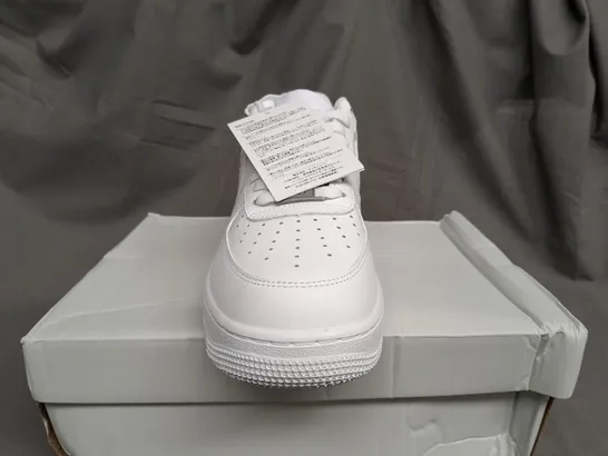 BOXED NIKE AIR FORCE 1'S IN WHITE - UK 8 