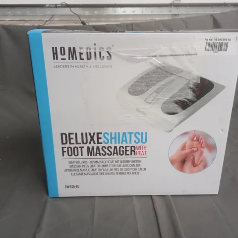 BOXED HOMEDICS DELUXE SHIATSU FULL FOOT MASSAGER WITH HEAT FM-TS9-EU