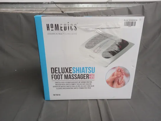 BOXED HOMEDICS DELUXE SHIATSU FULL FOOT MASSAGER WITH HEAT FM-TS9-EU