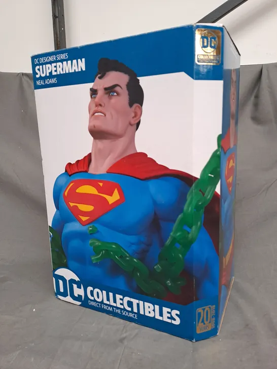 SUPERMAN STATUE NEAL ADAMS DESIGNER SERIES DC COLLECTIBLES