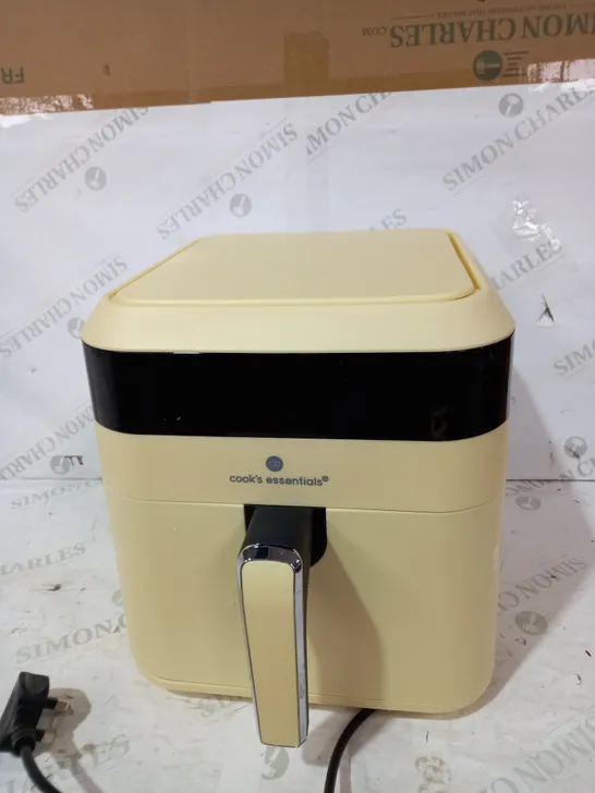 COOKS ESSENTIALS AIR FRYER IN CREAM