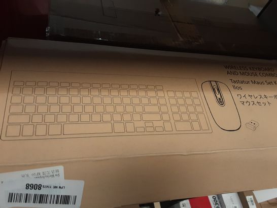 WIRELESS KEYBOARD AND MOUSE COMBO 