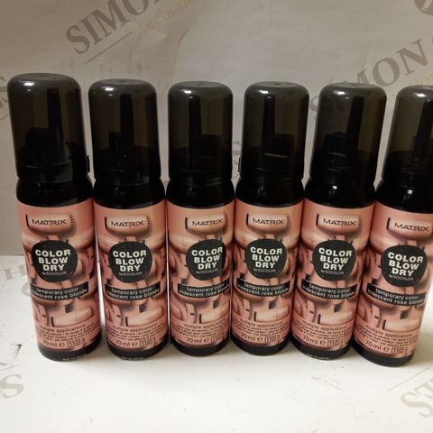 LOT OF APPROX 24 MATRIX COLOUR BLOWDRY SPRAY - ROSE BLONDE 
