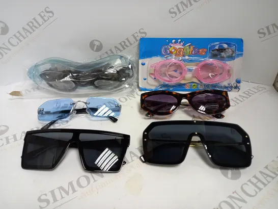 APPROXIMATELY 6 ASSORTED SUNGLASSES IN VARIOUS STYLES & BRANDS 