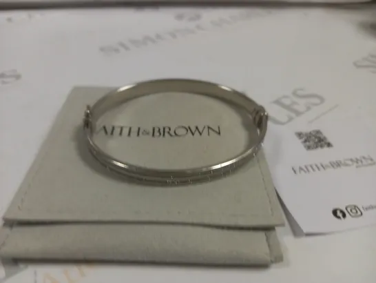 FAITH & BROWN DOUBLE STARDUST BANGLE BANGLE