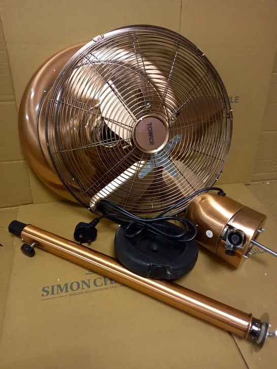 TOWER COPPERT METAL PEDESTAL FAN WITH 3 SPEEDS