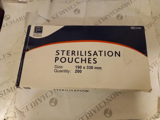 BOXED STERILIZATION POUCHES X 200