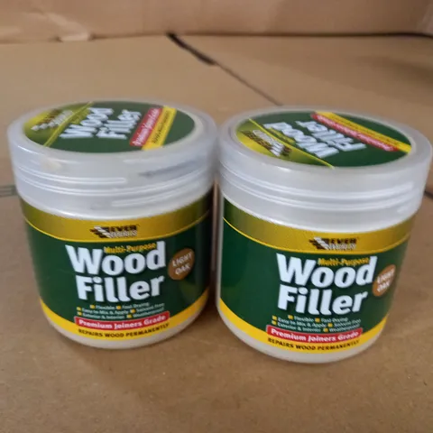 LOT OF 2 LIGHT OAK 250ML WOOD FILLERS 