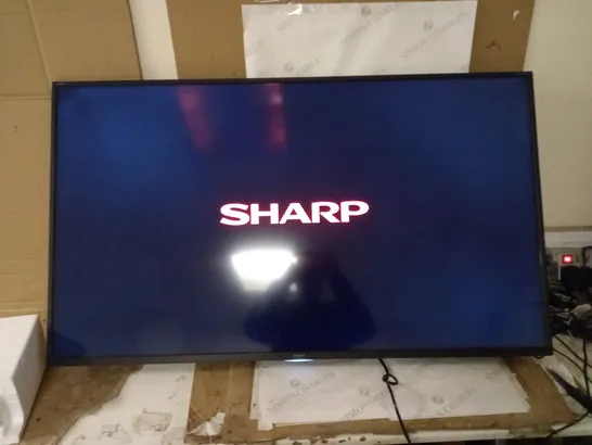 SHARP 4T C55BL3KF2AB 55 INCH 4K SMART TV 55UL2163DBC - COLLECTION ONLY 