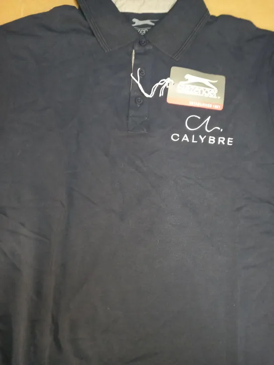 SLAZENGER CALYBRE POLO TOP IN NAVY SIZE XL