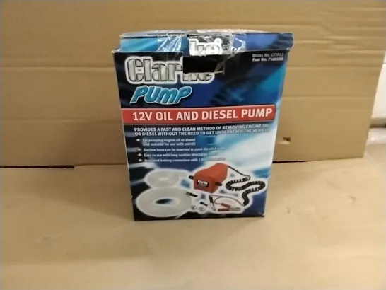 CLARKE PUMP 12V OIL AND DIESEL PUMP