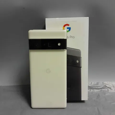 BOXED GOOGLE PIXEL 6 PRO IN WHITE 