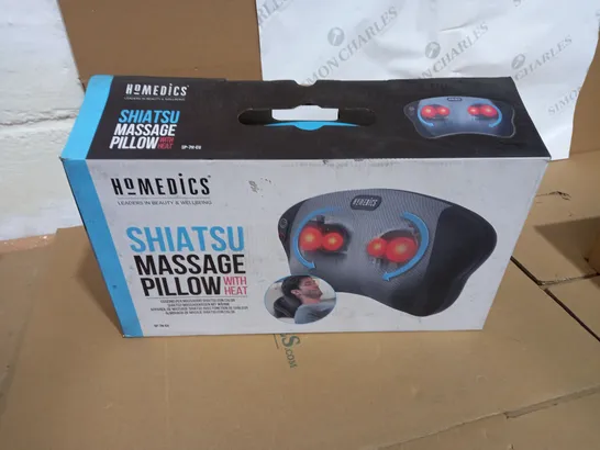 BOXED HOMEDICS SHIATSU MASSAGE PILLOW WITH HEAT SP-7H-EU