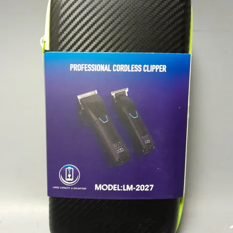 BOXED  PROFESSIONAL CORDLESS CLIPPER (LM-2027)