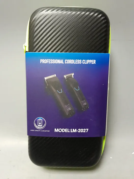 BOXED  PROFESSIONAL CORDLESS CLIPPER (LM-2027)