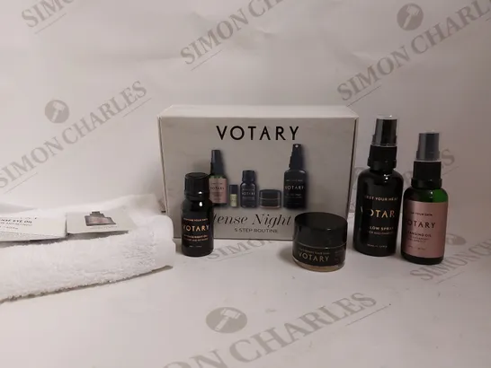 VOTARY INTENSE NIGHT KIT INCLUDING PILLOW SPRAY, NIGHT MASK AND NIGHT OIL