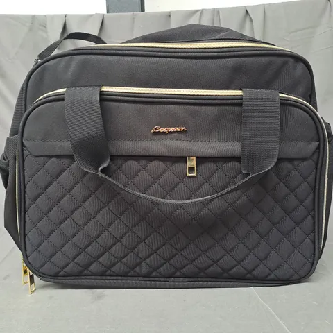 LEQUEEN SMALL DUFFLE BAG IN BLACK